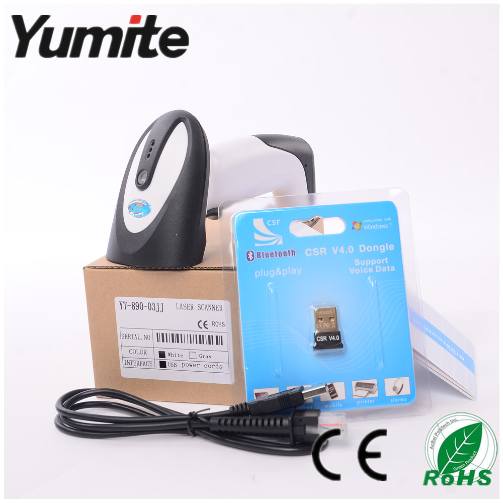 Bluetooth laser barcode scanner supplier Support iOS, Android, Win7, Win8 YT-890