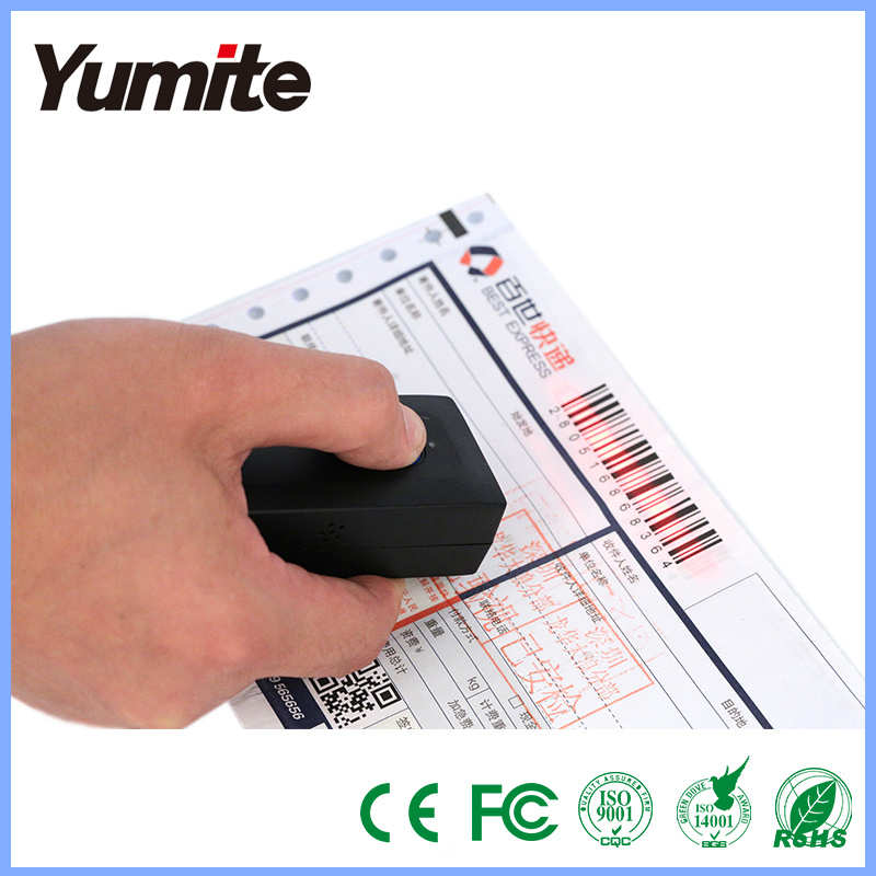 Wireless Pocket CCD Scanner, Bluetooth Barcode Scanner, Mini Bluetooth Barcode Reader YT-1402-MA