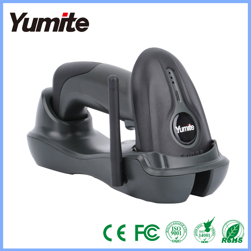 Yumite 433MHZ Long Range Wireless Charge Station CCD Barcode scanner  YT-1503