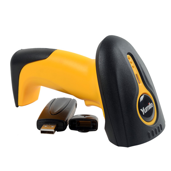 Yumite Barcode Scanner 433MHZ barcode scanner a laser sem fio com cabo USB YT-880