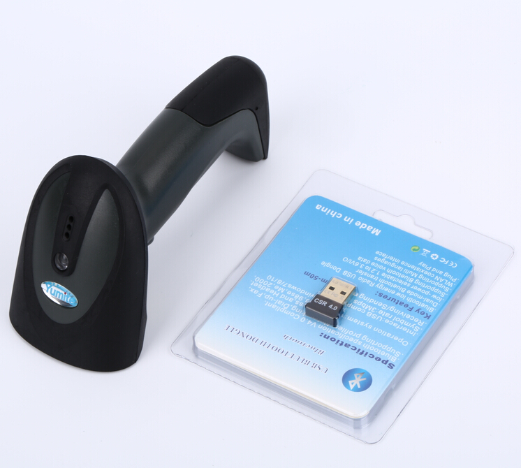 Yumite YT-2400 schwarz robuste industrielle Bluetooth Wireless 2d Barcodescanner Qr Bar Code Reader unterstützt Ios, android Windows-Gerät