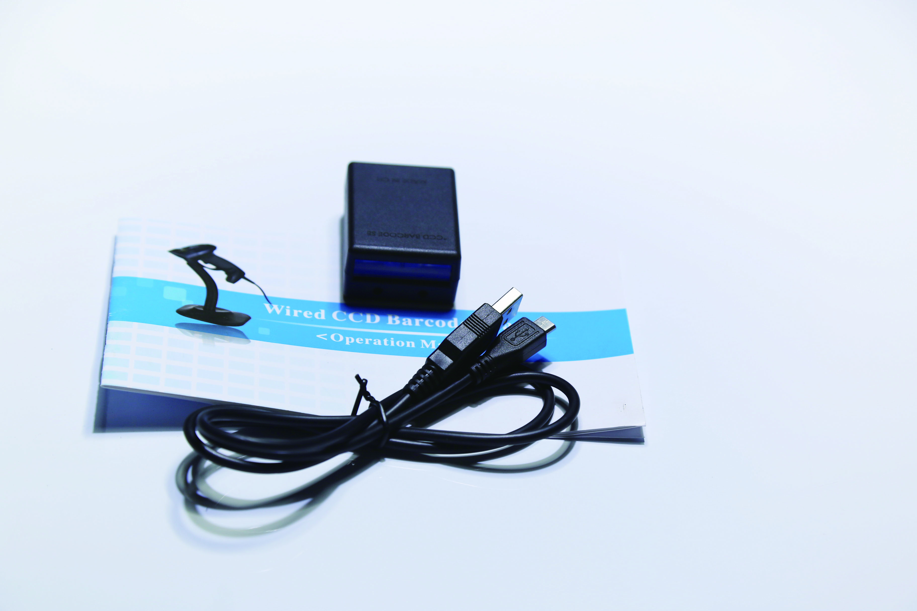 kabelové mini velikost CCD skenování čárových kódů moudle