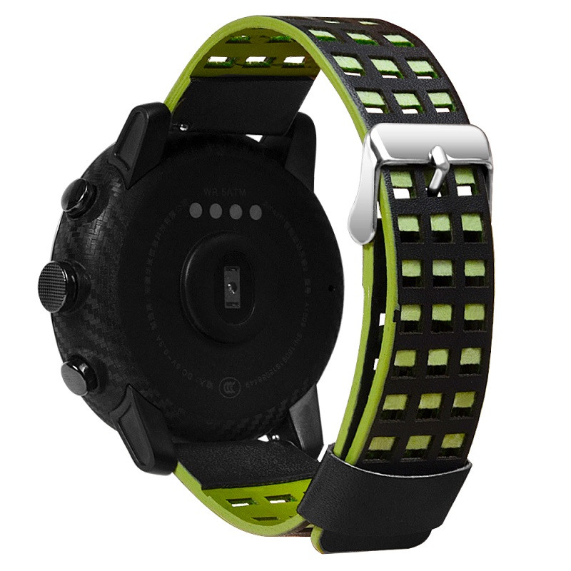 HUAMI Amazfit Stratos Smart Watch 2를위한 22mm 정품 가죽 시계 밴드