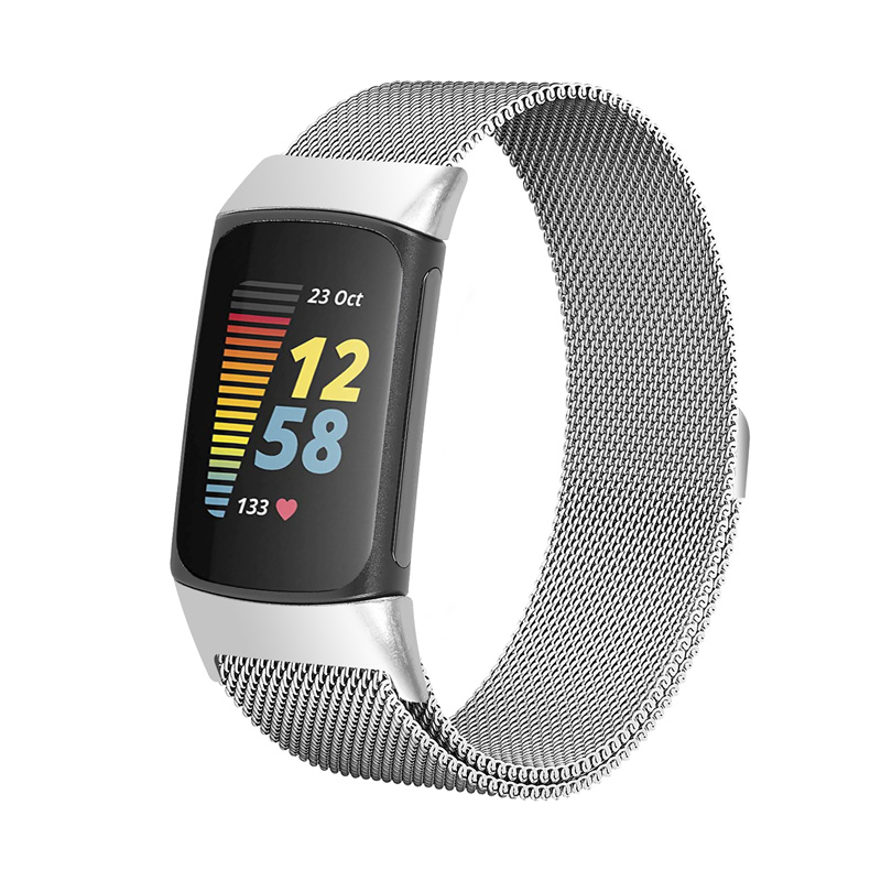 CBFC5-18 Milanese loop Metal Stainless Steel Watch Strap For Fitbit Charge 5