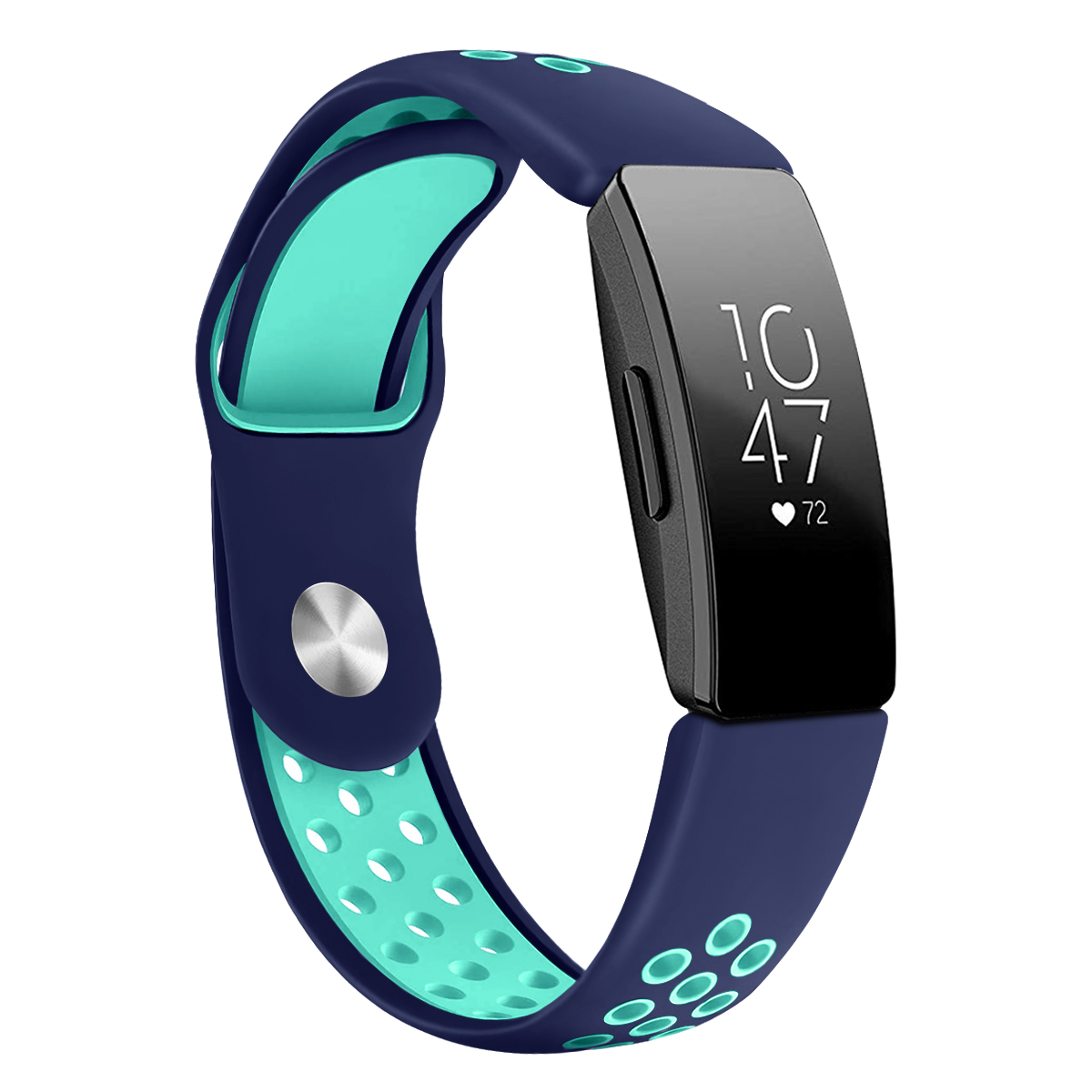CBFC57 Banda de reloj de silicona deportiva de la serie Nike para Fitbit Inspire / Inspire HR