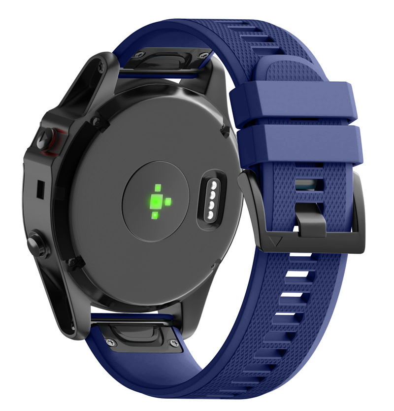 CBGM04-1 26mm Easy Fit Quick Release Sport Siliconen Horlogeband voor Garmin Fenix ​​6x Pro 5x Plus 3 3HR