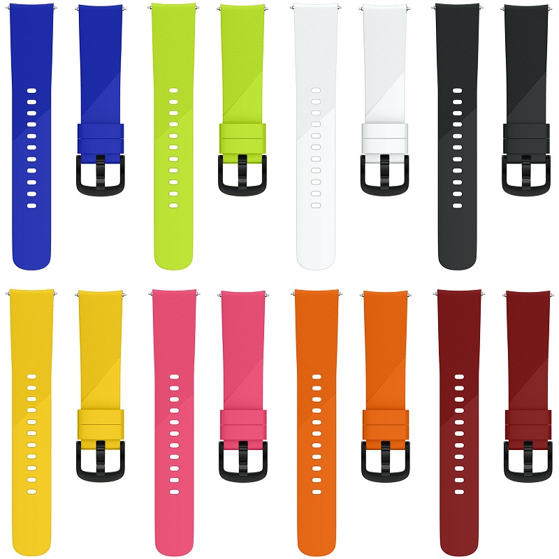 CBGM36 20mm Quick Release Easy fit Silicone Smart Watch Band For Garmin Forerunner 645 245