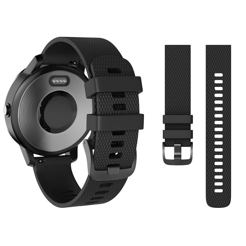 CBGM39 20mm GRANDE SILICONE STILICONE SMART Strap Smart Watch per Garmin Vivoactive 3 3Trainer Music Vivomove HR Apac