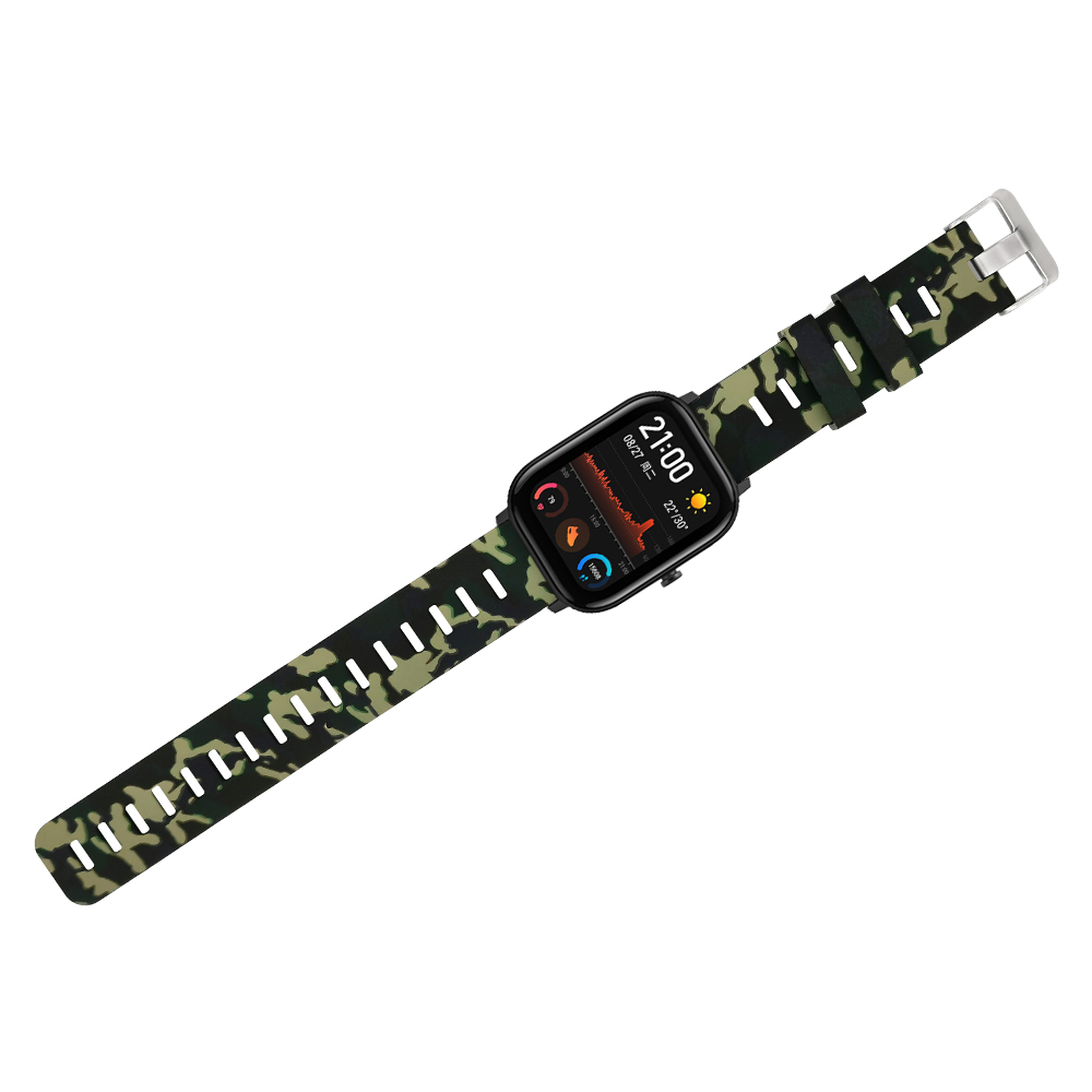 CBHA-102 Amazfit GTS Bracelet de montre en silicone imprimé personnalisé