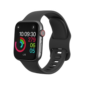 CBIW117 Soft Silicone Strap For Apple Watch Band 38mm 40mm 42mm 44mm