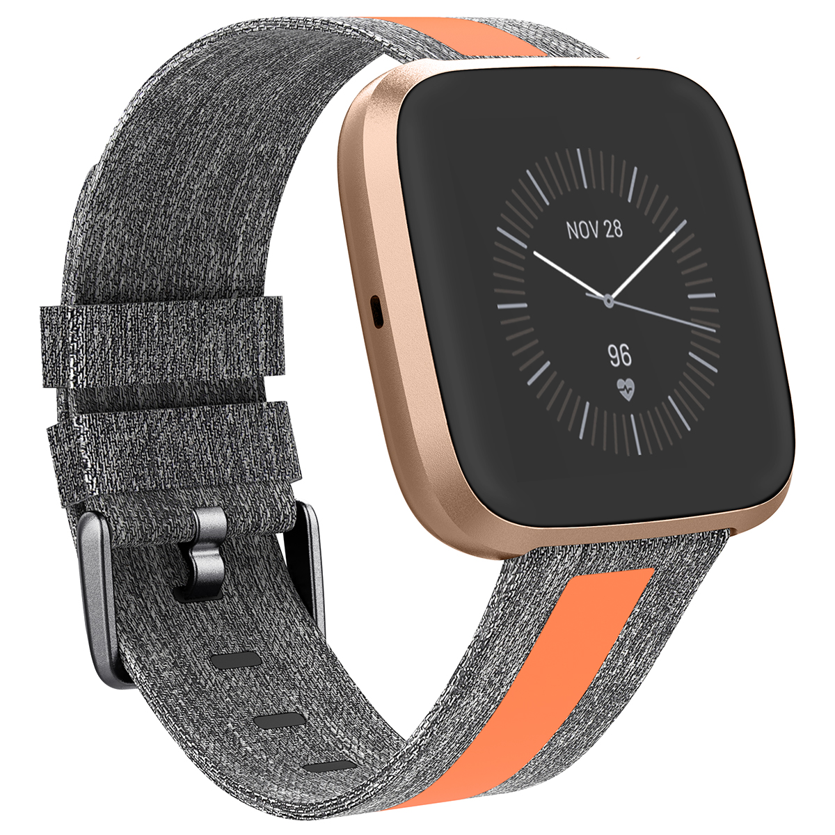 CBIW140 Cinturino per orologio in tela con striscia riflettente per Apple Smart Watch