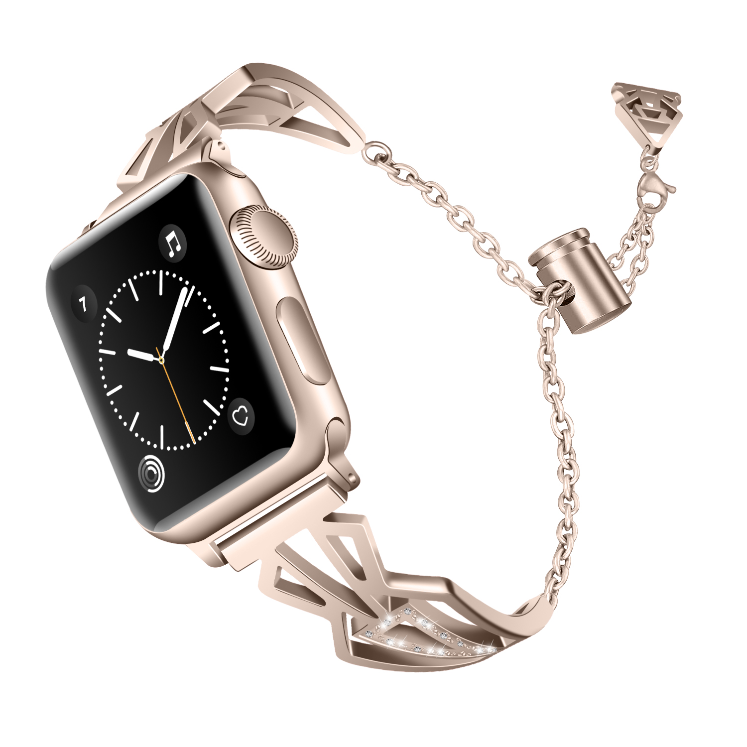 CBIW150 Luksusowy pasek ze stali nierdzewnej do zegarka Apple Watch