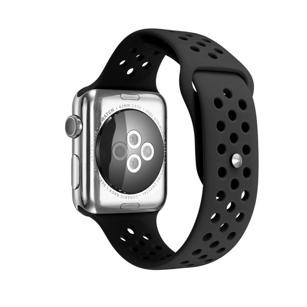 CBIW26 Bracelets de montre en silicone pour Apple Watch Series 6 5 4 3 2 1 SE Band