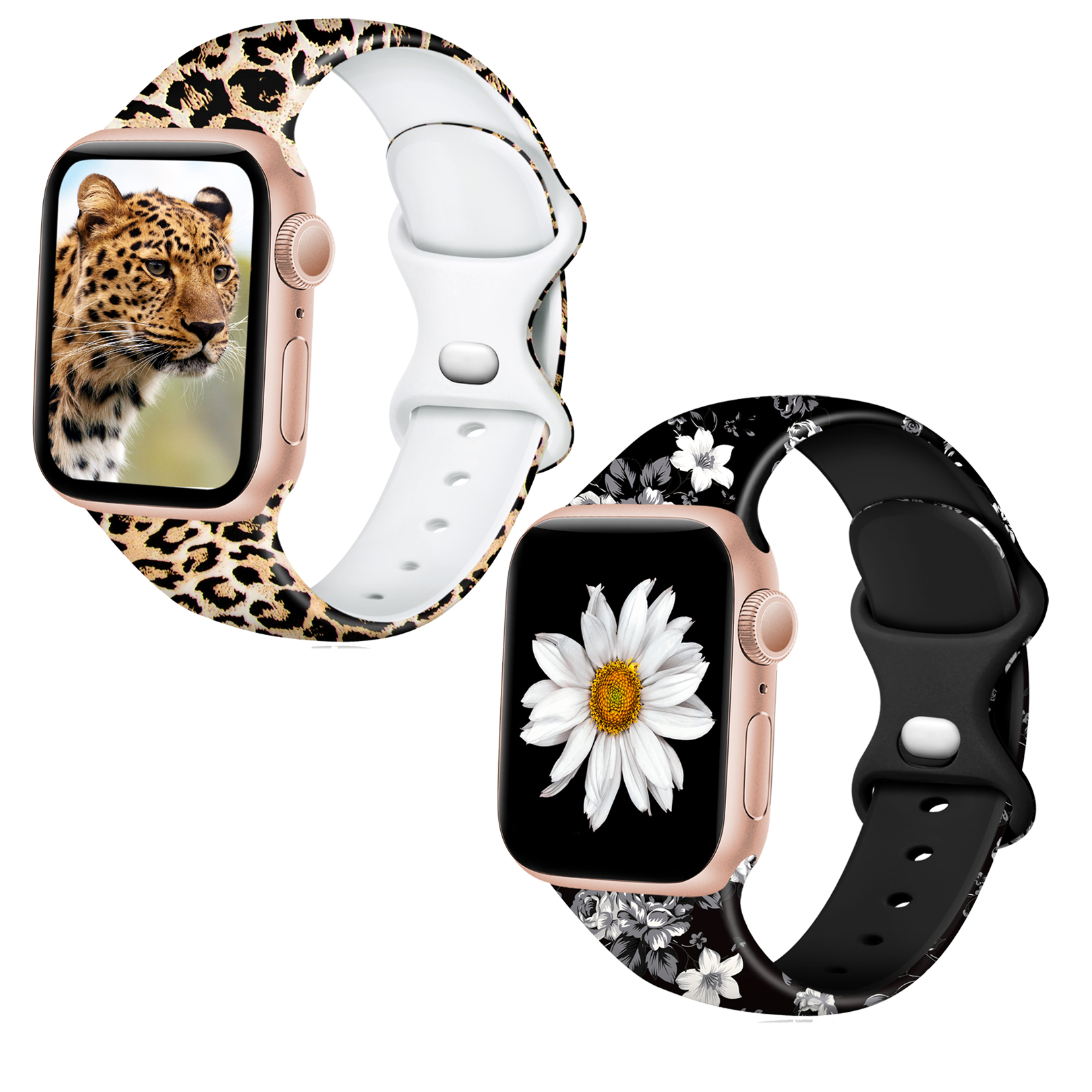 CBIW287 Drukowanie Miękkie Silikonowe Sportowe opaski Wristbands Wymiana Pasek do Apple Watch