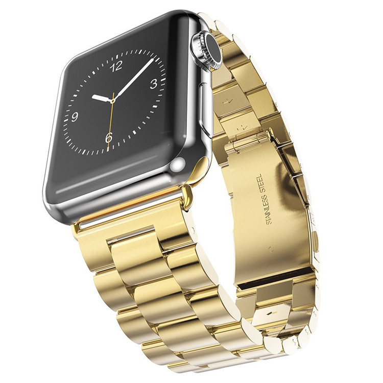 CBIW303 Apple İzle Paslanmaz Çelik Watch Band Katlanır Toka ile
