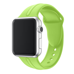 CBIW36 Soft Silicone Replacement Strap For Apple Watch Band 38MM 42MM 40MM 44MM