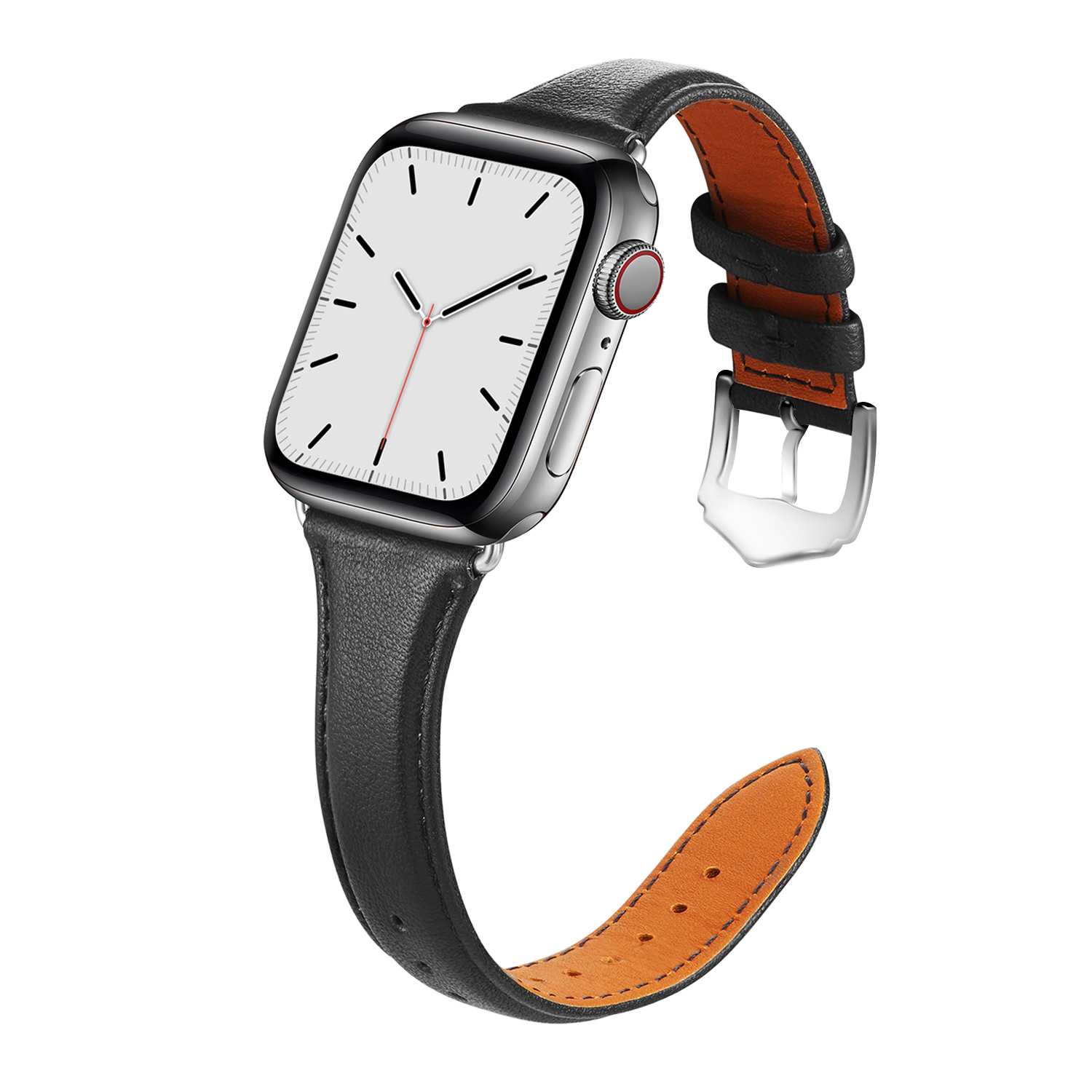 CBIW409 Slim Leather Bands For Apple Watch 38mm 40mm 42mm 44mm