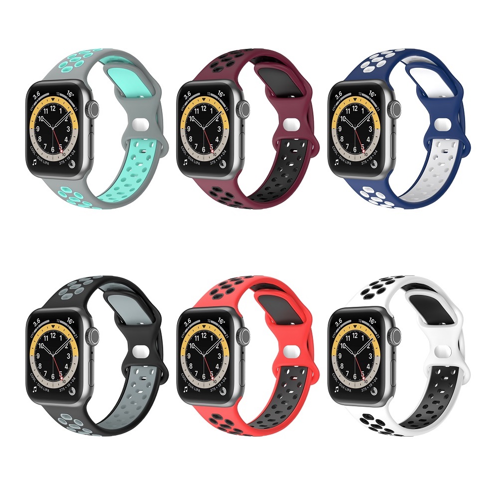 CBIW421 Sport atmungsaktiver TPU-Armbanduhr-Armband für Apple-Uhr