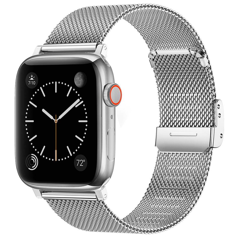 CBIW433 Banda in acciaio inox per orologi milanesi CBIW433 per orologio Apple 38mm 42mm 40mm 44mm
