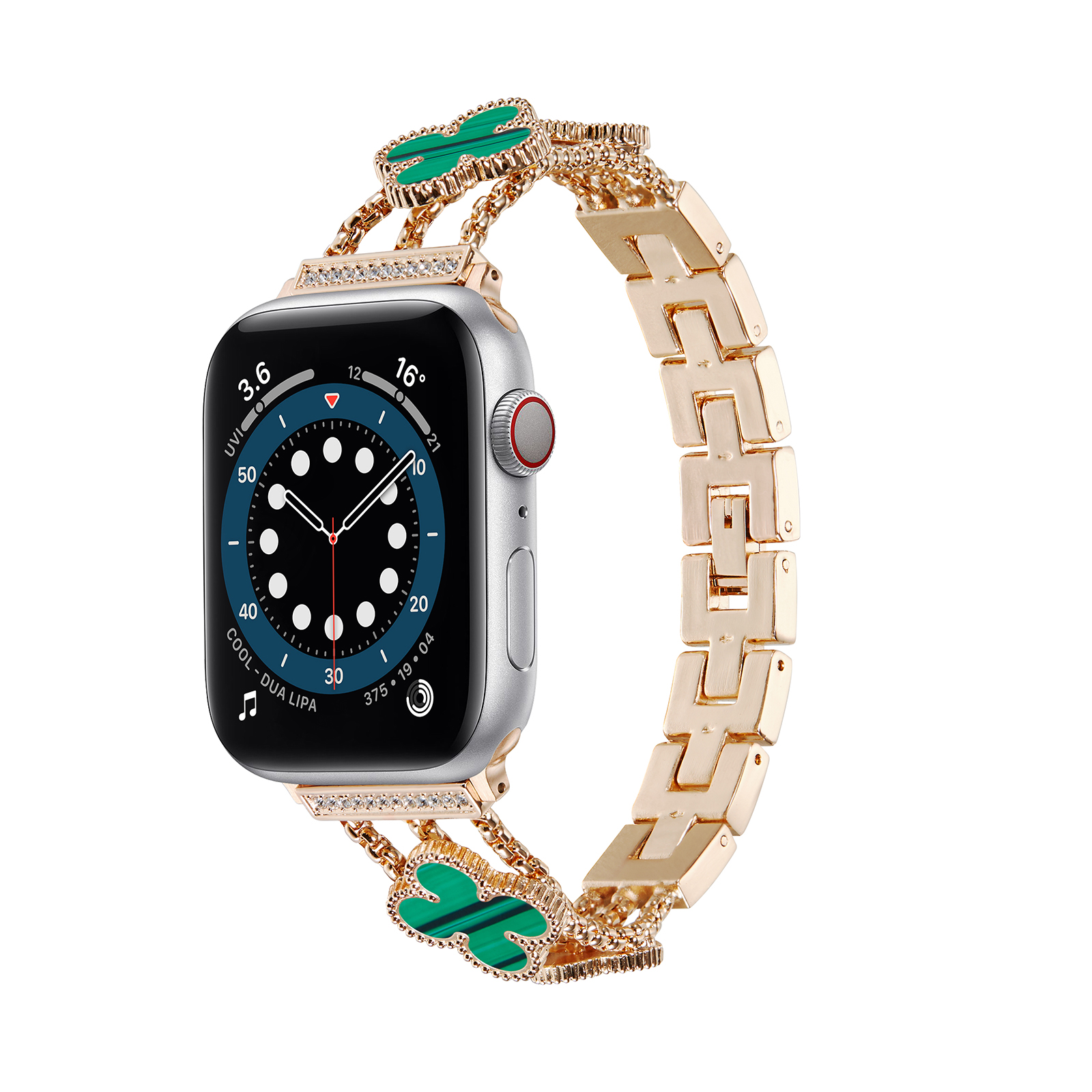 CBIW436 Designer Dames Armband Smart Watch Metal Strap Polsband voor Apple Watch