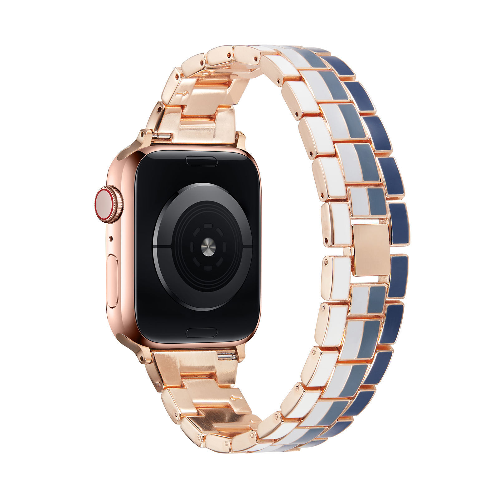 Boucle de montre CBIW437 Boucle de bracelet en métal pour la montre Apple Watch 7/6/5/4/3/2/1 38/40 / 41mm 42/44 / 45mm