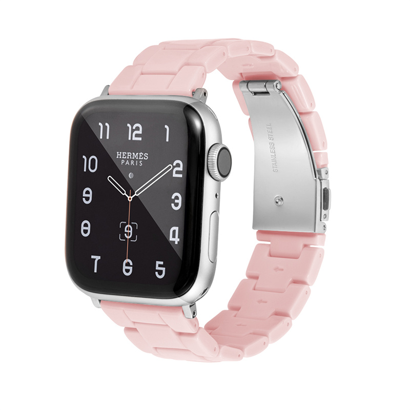 CBIW512 składane zapięcie plastikowy pasek zegarkowy dla Apple Watch 38/40/41mm 42/44/45 mm