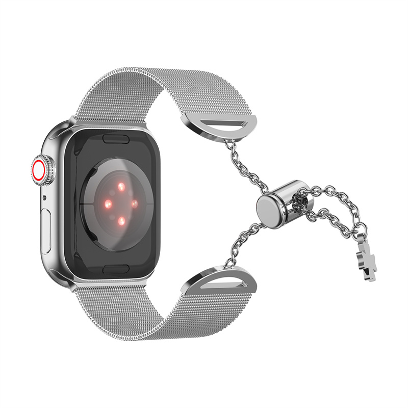CBIW522 Ayarlanabilir Tasarım Milanese Metal Paslanmaz Çelik İzleme Bandı Apple Watch