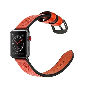 CBIW96 para Apple Watch Leather Band 38mm 42mm 40mm 44mm