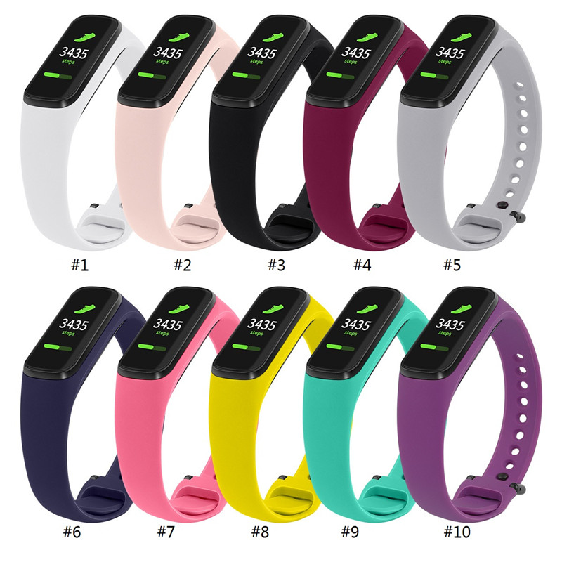 Banda de reloj inteligente de silicona CBSF01 para Samsung Galaxy Fit E R375