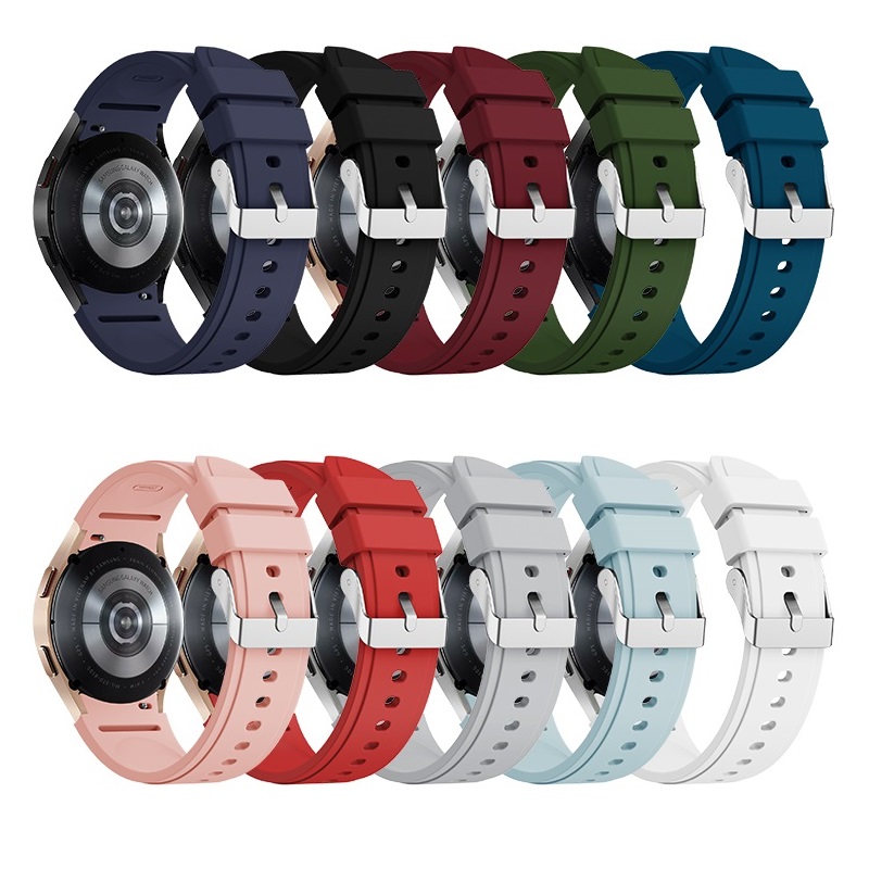 CBSGW-01 Fabricante Silicone Strap Watch Band para Samsung Galaxy Watch4 Classic 42mm 46mm Watch 4 40mm 44mm CORREAS