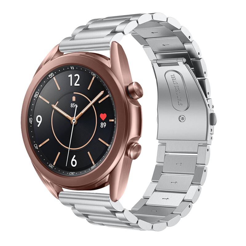 CBSGW-08 Trendybay Stałe Zegarek ze zegarek ze stali nierdzewnej Metalowy pasek do Samsung Galaxy Watch4 40mm 44mm Watch4 Classic 42mm 46mm