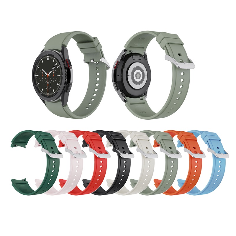 CBSGW-14 Samsung Galaxy Watch 5 Pro 40mm 44mm 스마트 시계를위한 실리콘 스포츠 손목 스트랩 시계 밴드