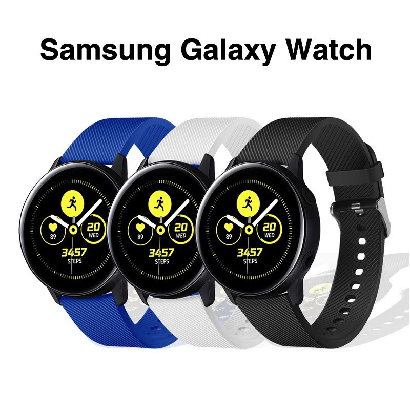 CBSW21 Sport Silikonkautschuk Armbanduhrarmband für Samsung Galaxy Watch Active