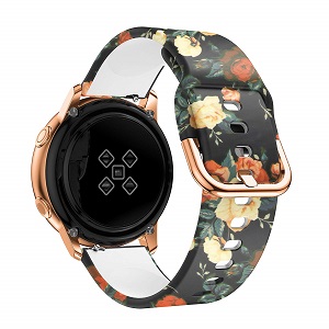 CBSW54 Pattern Printed Silicone Watch Bands For Samsung Smart Watch