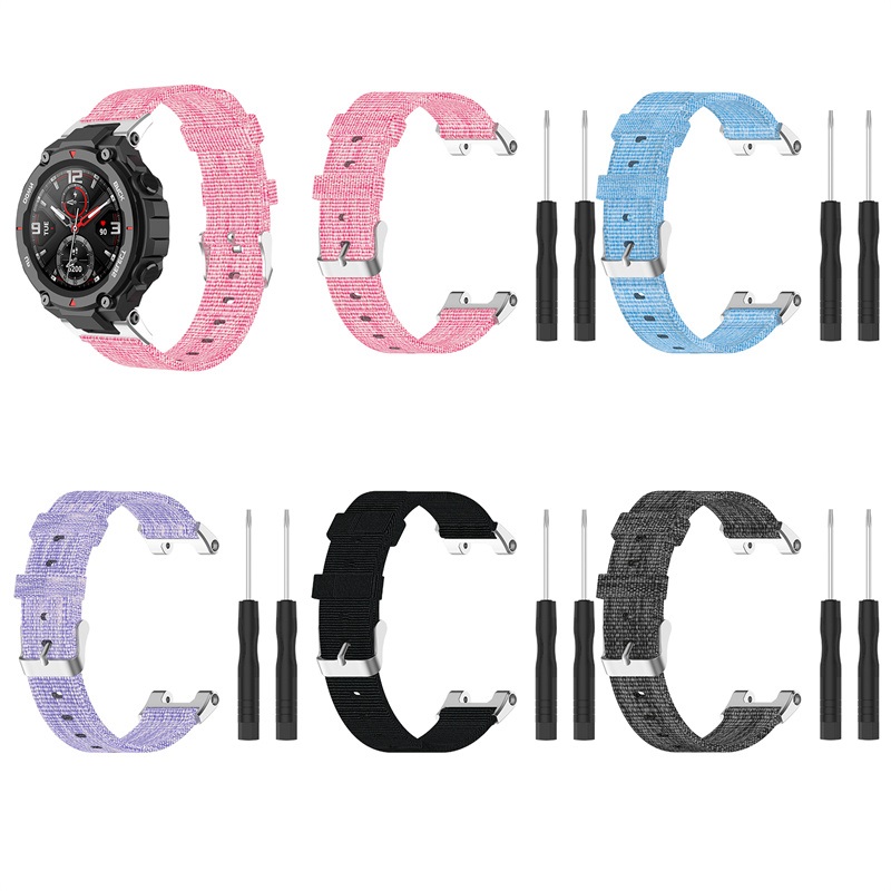 CBTR02 Großhandel Canvas Uhrenband für Xiaomi Huami Amazfit T-Rex Pro A1918