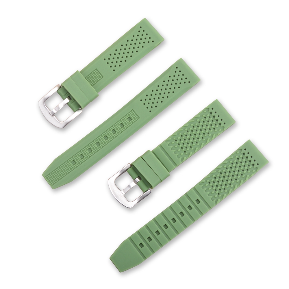 CBUS04 16mm 18mm 20mm 22mm 24mm Bracelets de montre en silicone colorés
