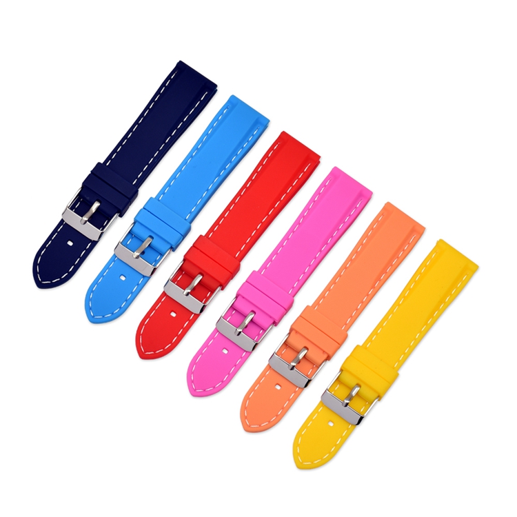 CBUS10 18mm 20mm 22mm 24mm Silicone Watch Band