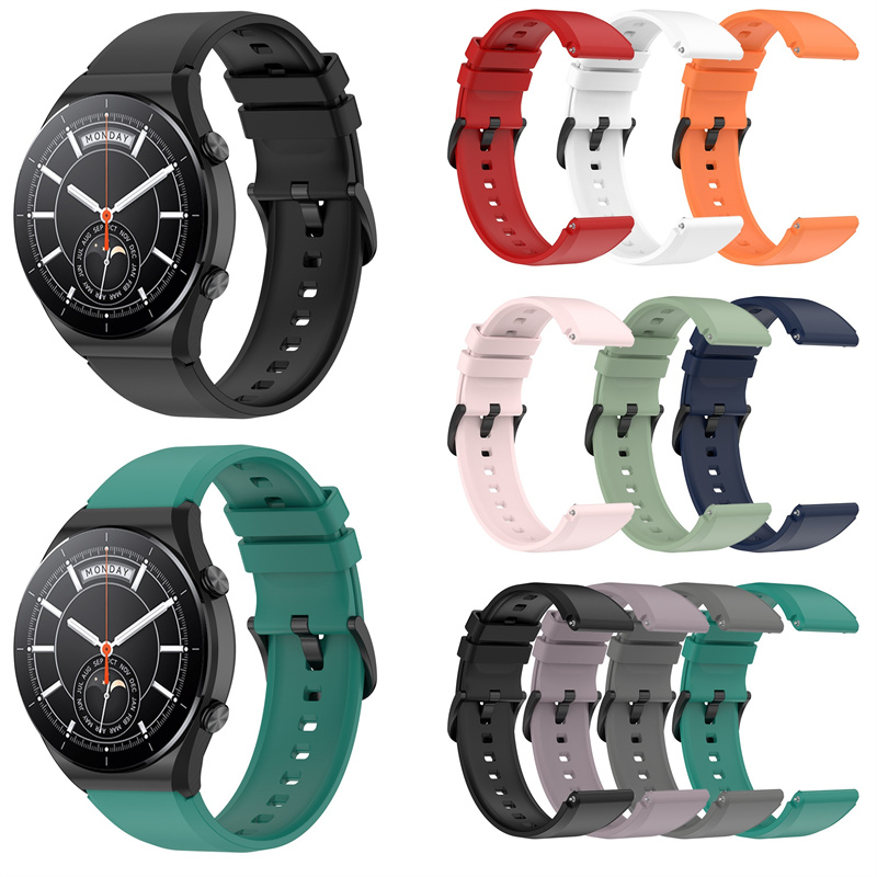CBXM-W01 22mm Siliconen Horlogband Strap voor Xiaomi Watch S1