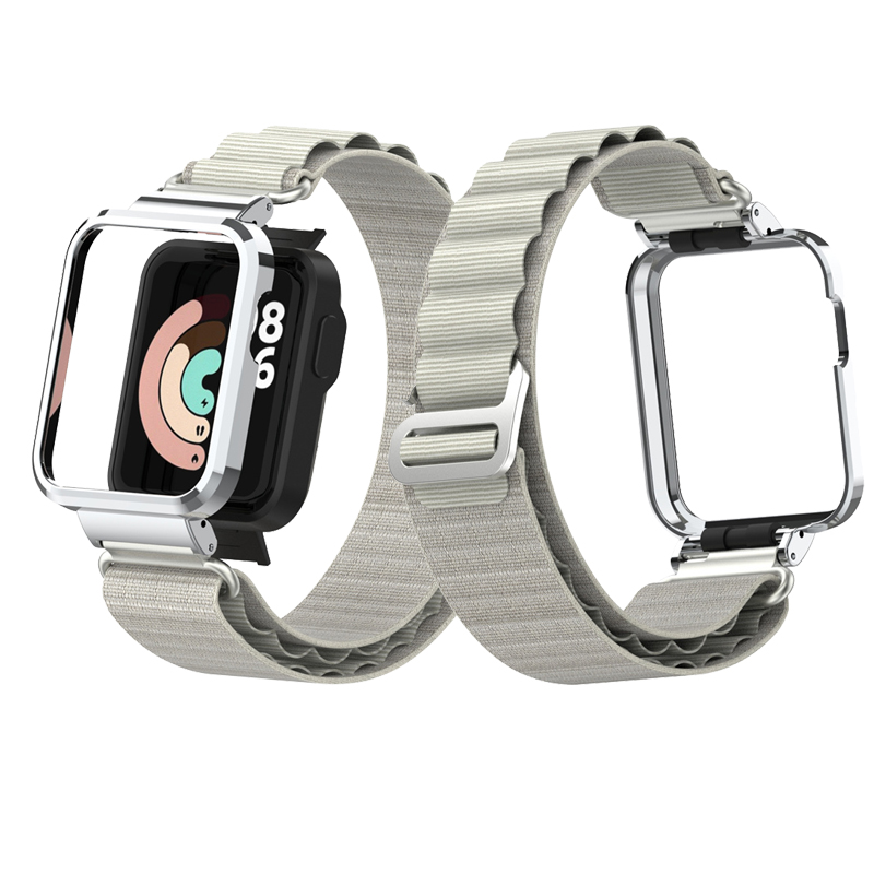 CBXM-W11 Strecty Rugged Alpine Loop Nylon Watch Band pour Xiaomi Mi Watch Lite