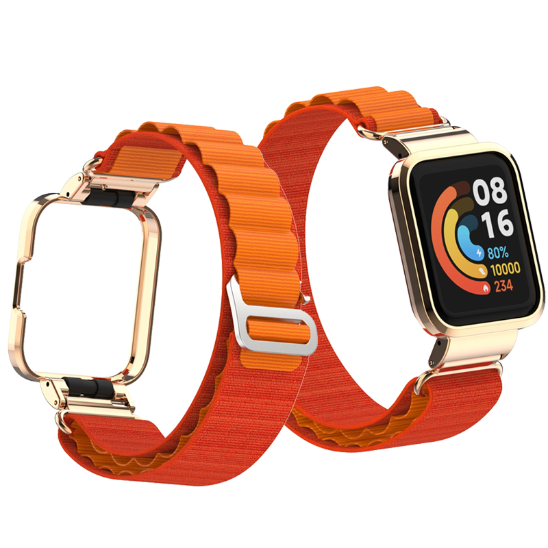 Correas de banda de reloj de nylon elastic alpine bucle CBXM-W12 para Xiaomi Redmi Watch 2 Lite