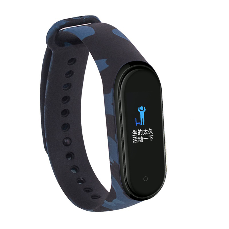 CBXM409 Custom Printed Soft Rubber Watch Band For Xiaomi Mi Band 4 Strap