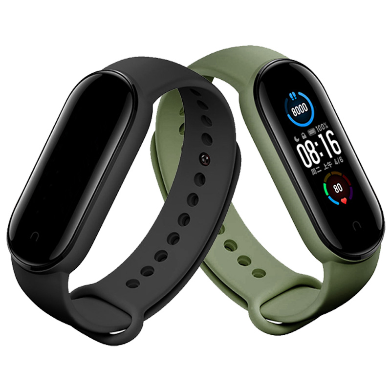 CBXM502 Cinturino da polso in silicone sportivo con cinturino intelligente all'ingrosso per cinturino Xiaomi Mi Band 5 Miband 5