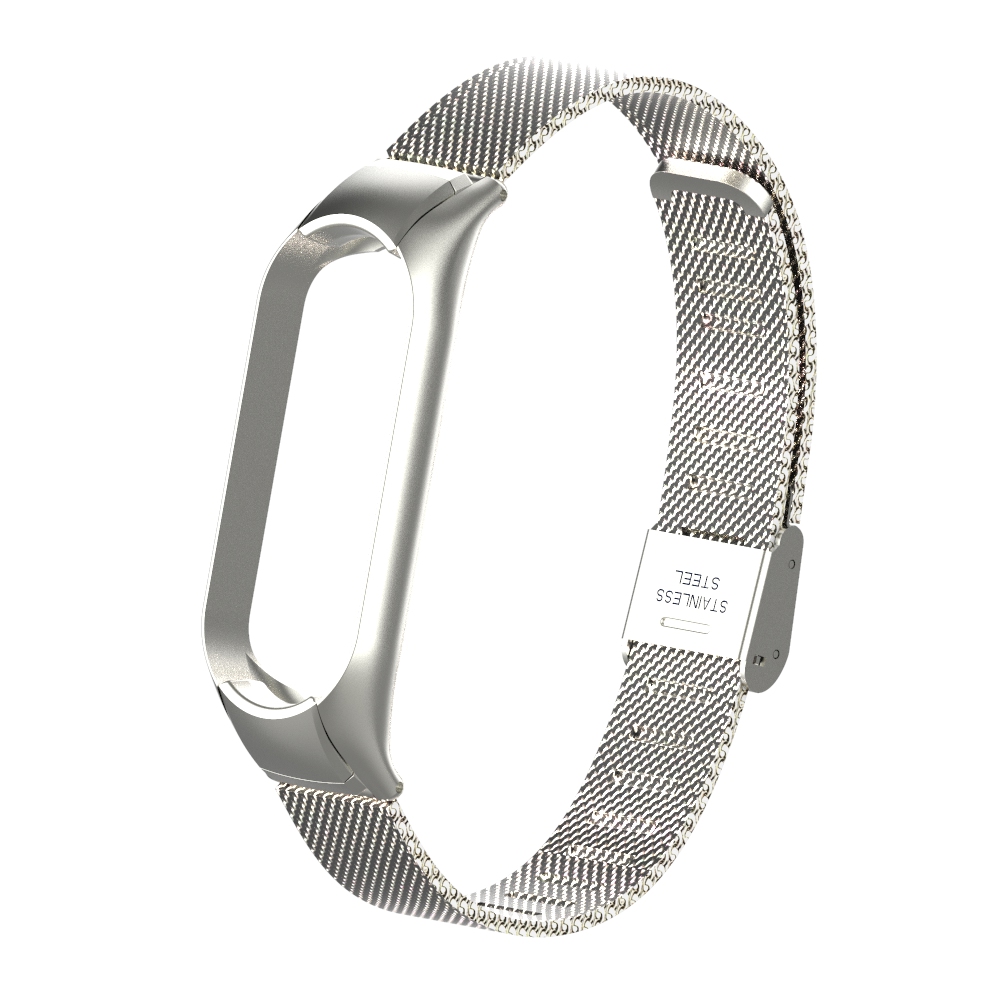 CBXM510 Mesh Milanese roestvrijstalen horlogebandriem voor Xiaomi-band 6/5 armband