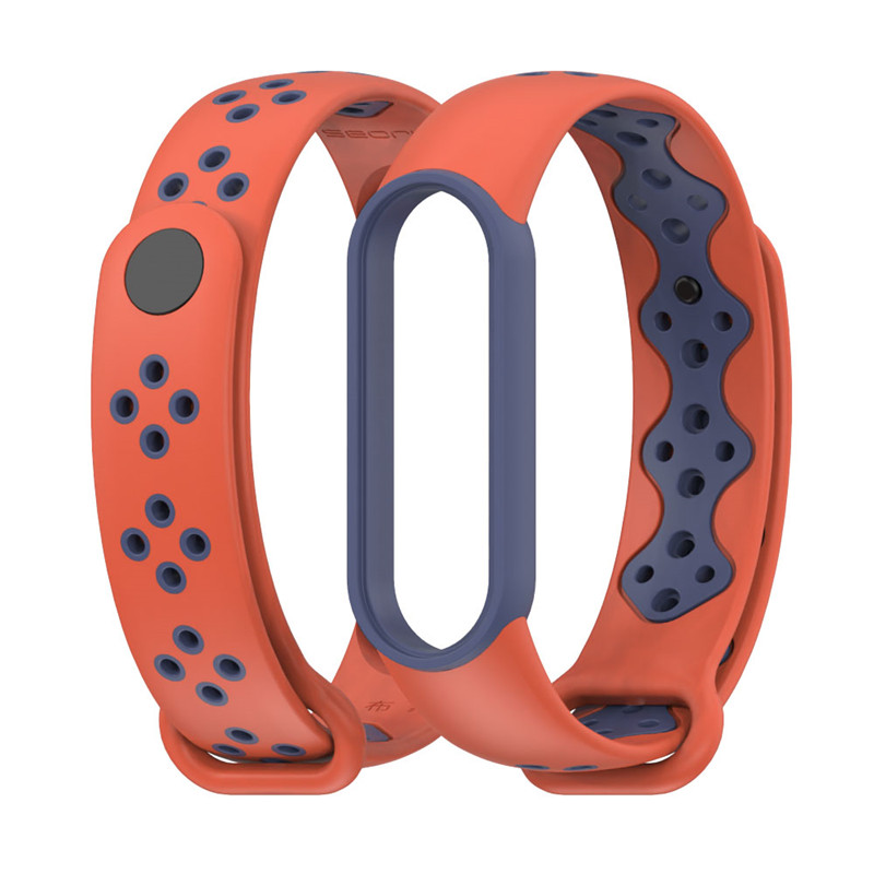 حزام بديل ثنائي اللون CBXM541 Miband 5 لـ Xiaomi Mi Band 5 Correa