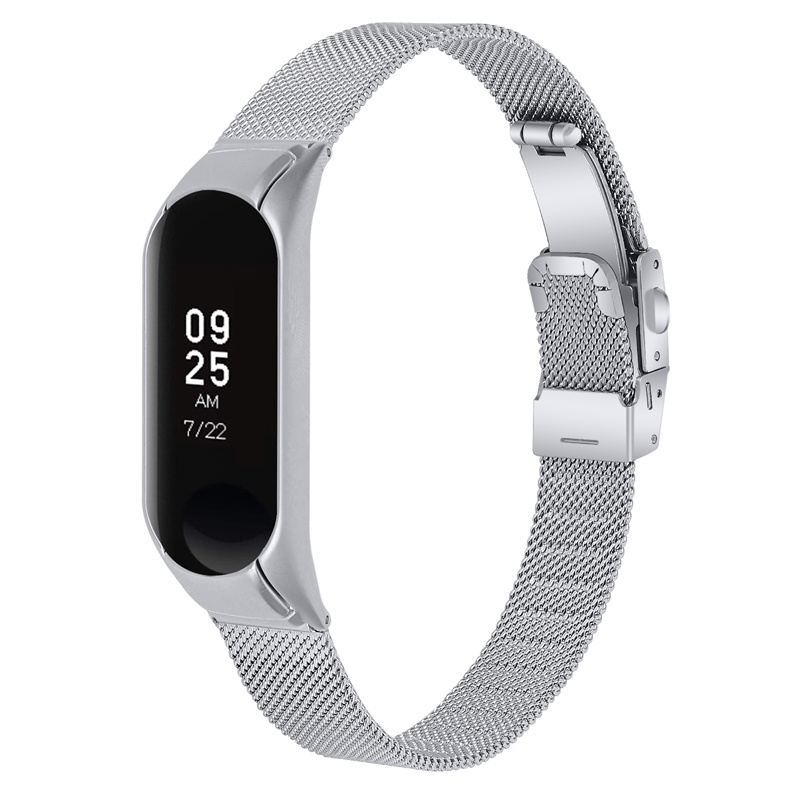 CBXM578 Edelstahl Milanese Watch Strap für Xiaomi MI Band 6/5 4/3 Armband
