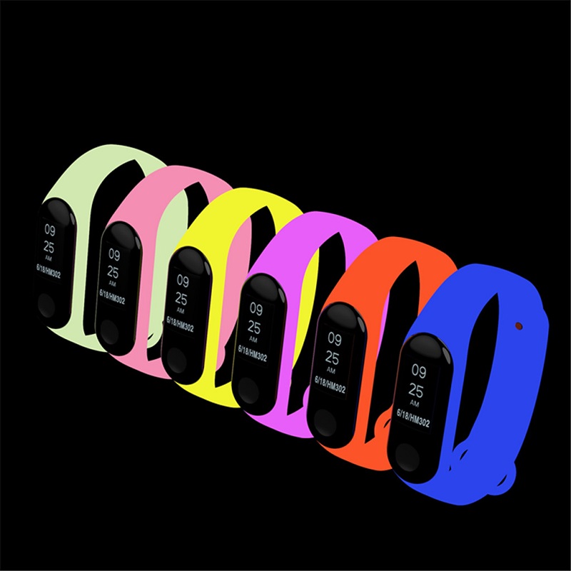 Bracelet de montre en silicone coloré sport lumineux CMXM341