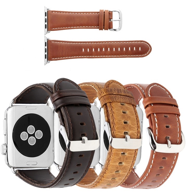 Crazy Horze Pattern  Leather Replacement Watch Band