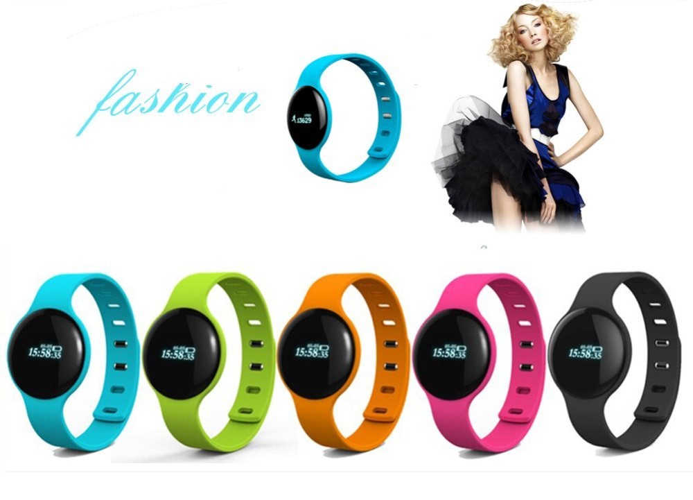 H18 Sport Bluetooth Smart Bracelet Watch Anti-lost Health Wristband eart rate monitor with pedometer