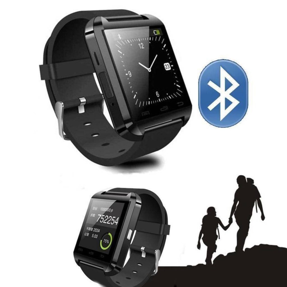 Gorący sprzedawanie produktów U8 bluetooth inteligentny zegarek sportowy wodoodporny zegarek Bluetooth Smart U8