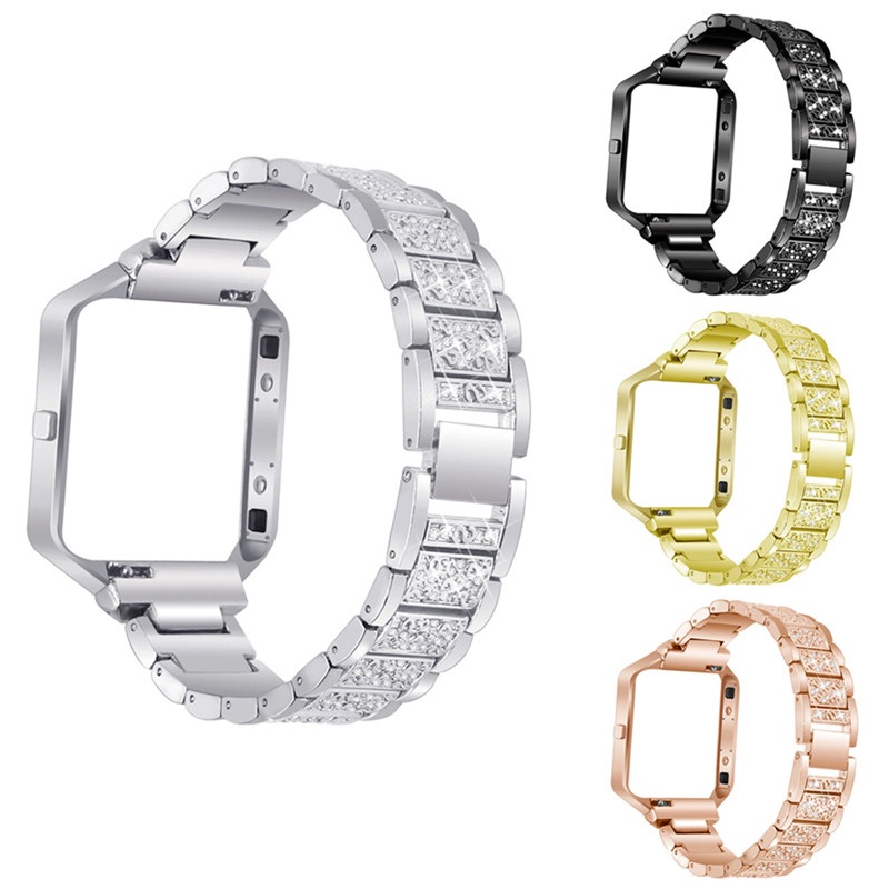 Luxury Rhinestone Diamond Stainless Steel Bracelet Watchband